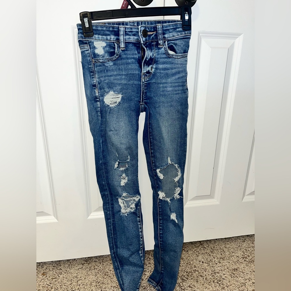 American Eagle Skinny Jeans, size 000